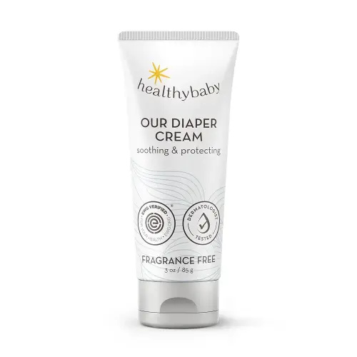 Our Diaper Cream | Hypoallergenic Zinc Oxide & Squalane Diaper Cream | Fragrance Free, EWG Verified + Non-GMO, 3 oz