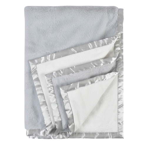Gerber Baby & Toddler Girl or Boy Unisex Ultra Soft Plush Blanket with Satin Trim