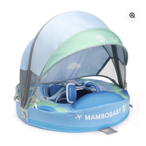 Mambobaby Float with Canopy and Tail Earth Blue