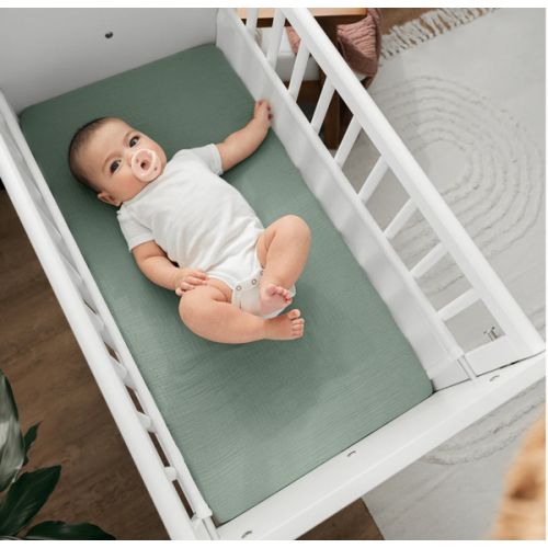 Muslin Fitted Bassinet Crib Sheet – Comfy Cubs
