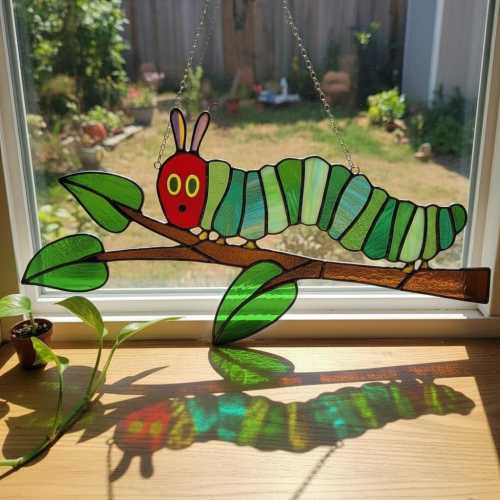 The Very Hungry Caterpillar Resin Suncatcher