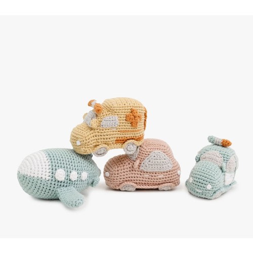 Smol Plush Cars, Set of 4