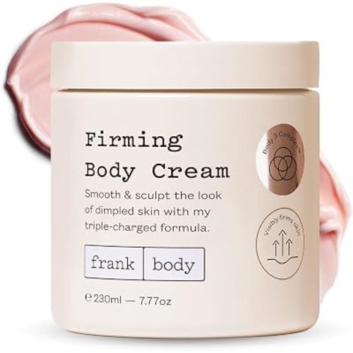frank body Firming Body Cream | Helps Reduce Look of Stretch Marks & Dimples | Caffeine & BODY 3 COMPLEX™ | Hyper-Hydrating Formula | Vegan & Cruelty Free | 200ml