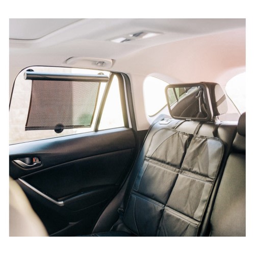 Sprucely Car Essentials Starter Kit Mirror Sun Shades -Seat Protector #N6834 TC