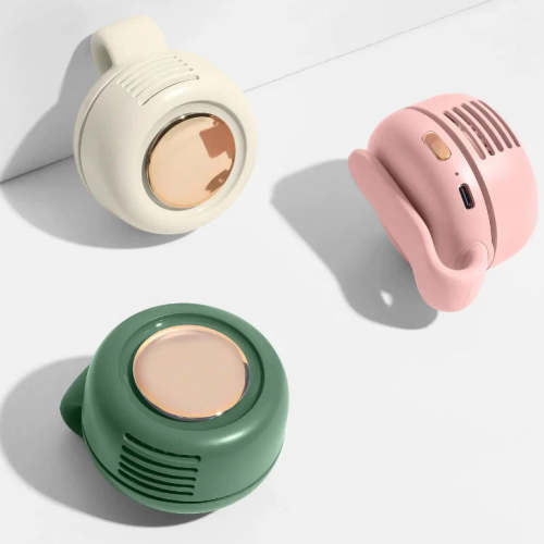Clip Cooling Fan | Portable Bladeless Fan | Wearable Rechargeable Fan