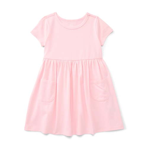 Wonder Nation Toddler Girls Play Dress with Short Sleeves, Sizes 12M-5T