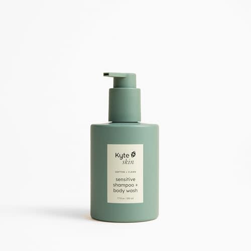KYTE BABY - Skin Sensitive Shampoo & Body Wash – Gentle 2 - in - 1 Baby Shampoo & Body Wash for Sensitive Skin, Sulfate - Free, Hypoallergenic, Fragrance - Free Clean Skincare for Newborns & Toddlers