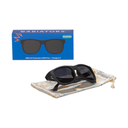 Jet Black Navigator | Smoke Polarized Lens – Babiators Sunglasses