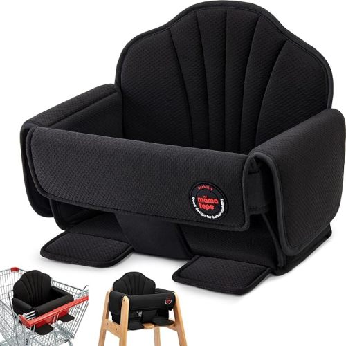 Padded Shopping Cart Cover for Baby, Black