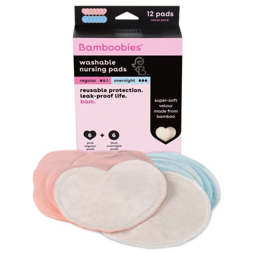 Six Washable Nursing Pads Variety Pack | Bamboobies
