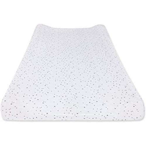 Burt's Bees Baby - Changing Pad Cover, 100% Organic Jersey Cotton Changing Pad Liner for Standard 16 x 32 Inch Changing Mats