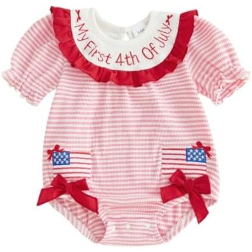 Baby Girl Thanksgiving Outfit Homemade Rolls Smocked Bubble Romper