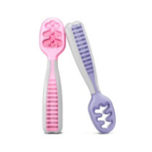 NumNum Baby Spoons Set - Frosty Lilac/Rosebud
