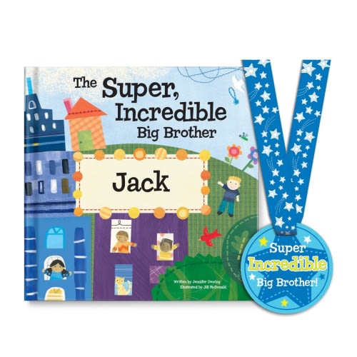The Super, Incredible Big Brother Personalized Book- LEVI