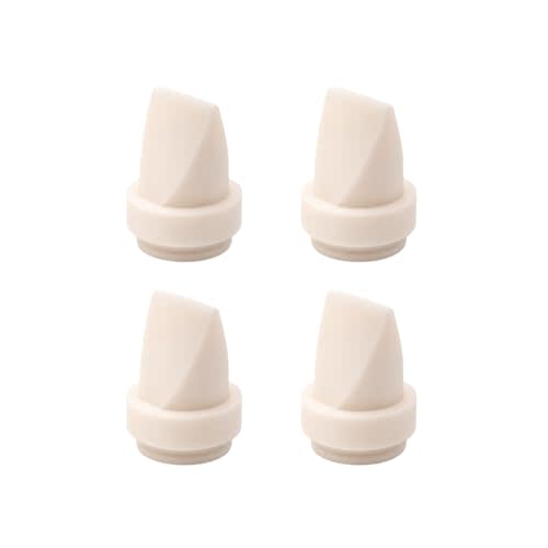 eufy Security Original Duckbill Valves (4-Pack) for Wearable Breast Pump E10/E20/S1/S1 Pro, Leak-Proof and Dust-Proof Breast Pump Replacement Parts