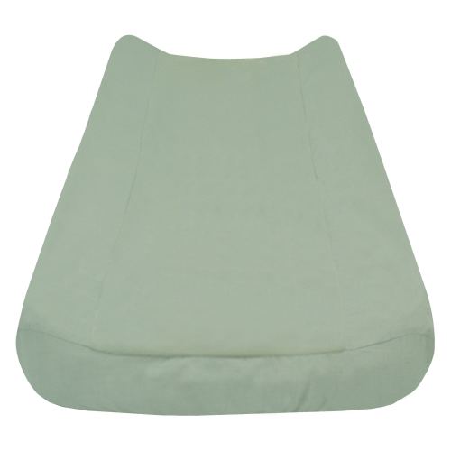 Perlimpinpin Bamboo Baby Changing Pad Cover, Moss