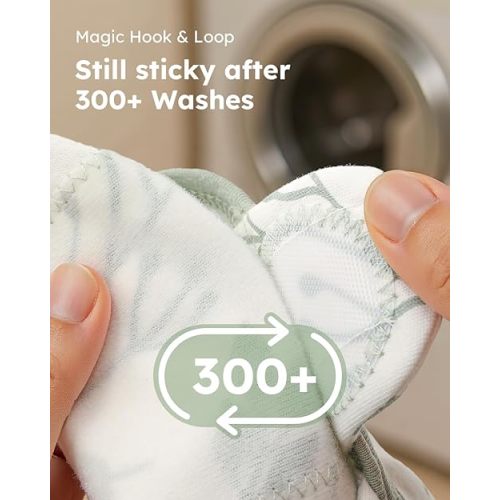 Yoofoss Baby Swaddles for Newborns 100% Organic Cotton, Adjustable Swaddle Sleep Sack 0-3 Months Newborn Swaddle Sack, Breathable Soft(Small)