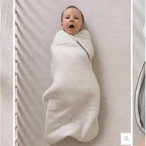 Blue Stripe 1.0 TOG Bamboo Viscose Swaddle Sleep Sack | günamüna