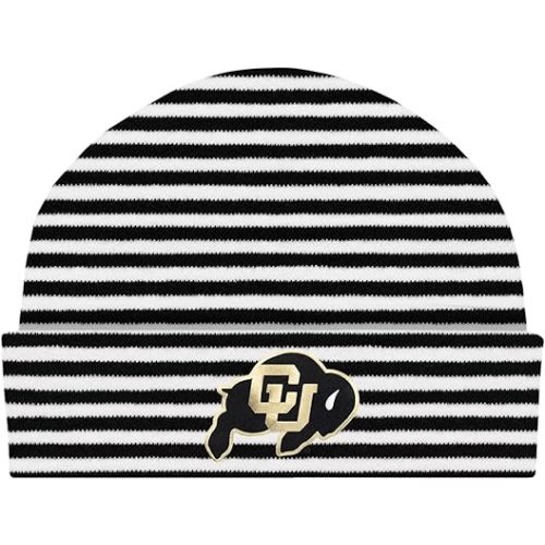 Creative Knitwear College Baby Striped Knit Cap - Team Logo, Multiple Colors for Baby Boys & Girls, (0-3 Months)