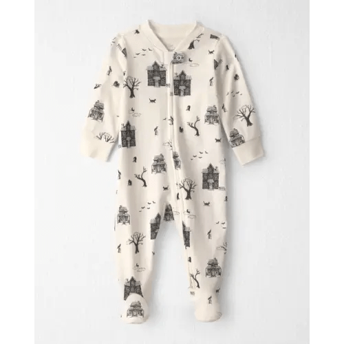 Baby Organic Cotton Sleep & Play Pajamas in Spooky Village - Little Planet | Carter's