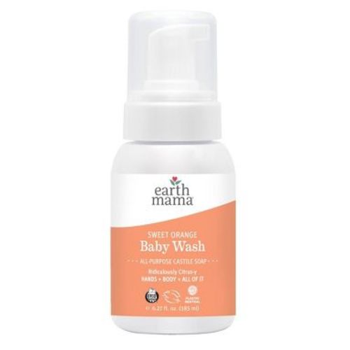 Earth Mama Sweet Orange Castile Baby Wash - 6.27 fl oz
