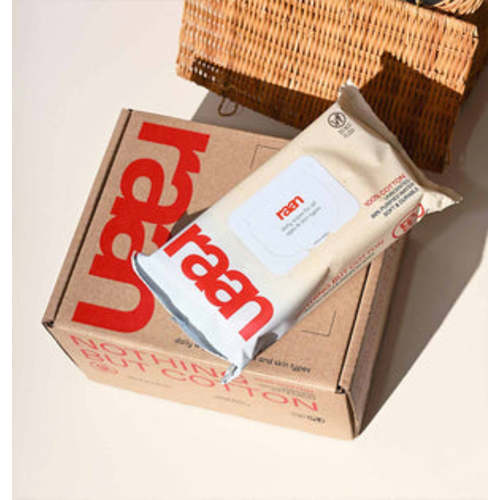 100% Cotton Baby Wipes – Unscented, Hypoallergenic | raan