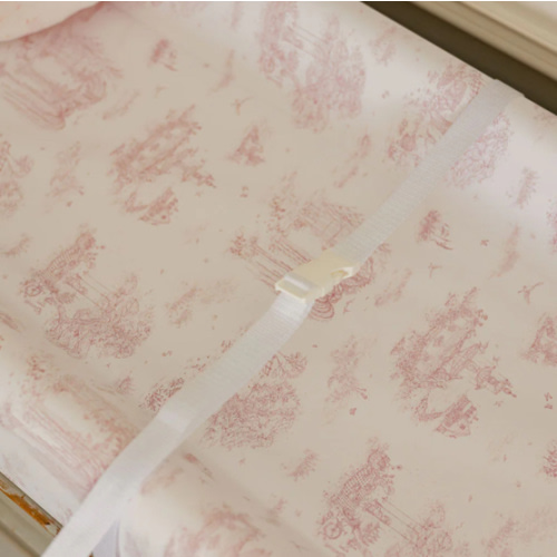 Spring Toile Pink Contour Change Pad | The Gilded Bird – The Gilded Bird US