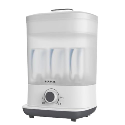 HAUTURE Bottle Sterilizer and Dryer, Esterilizador De Biberones, One-Dial Control Steam Baby Bottle Sterilizer for Baby Stuffs, Bottles & Breast Pump Accessories