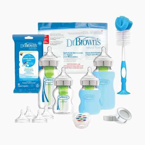 Anti-colic Options+ Wide-Neck Glass Bottle Starter Set