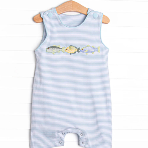 Catch of the Day Applique Jon Jon, Blue Stripe – Stitchy Fish