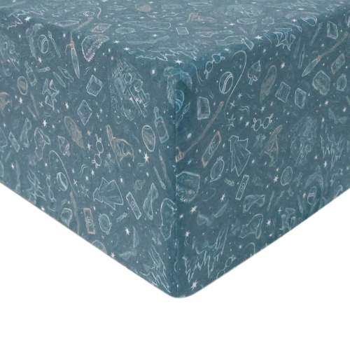 Premium Knit Fitted Crib Sheet - Hogwarts