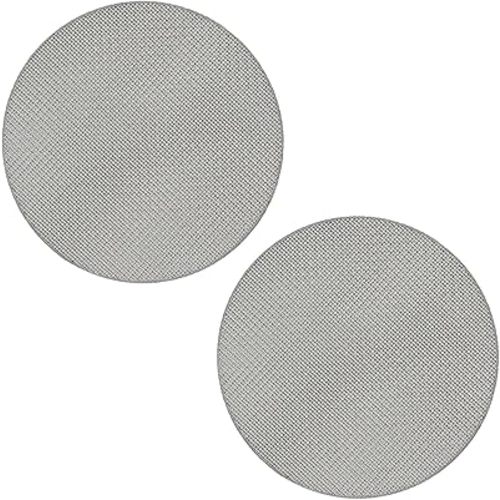 2 Pack 53.3mm Coffee Portafilter Puck Screen,Reusable 1.7mm Thickness Coffee Filter Mesh Plate for Espresso Portafilter Filter Basket (53.3mm,100μm)