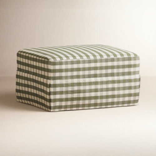 Namesake Crawford Gliding Ottoman In Eco-Weave Fabric | Water Repellent & Stain Resistant & Reviews | Wayfair