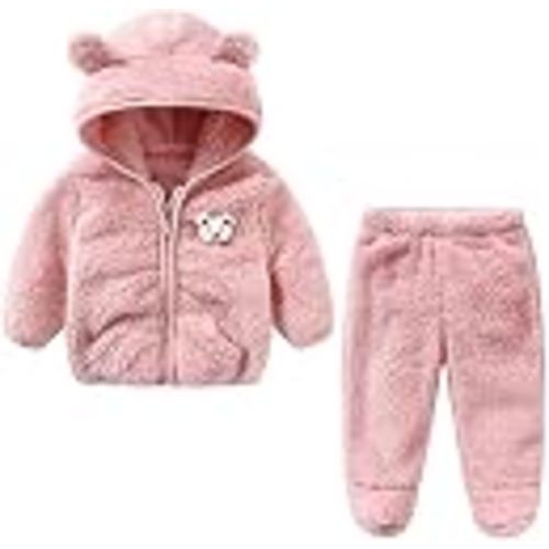 Toddler Baby Boy Snowsuit Infant Girls Snow Pants And Jackets Coat | Unisex newborn baby infant hoodie boys girls fleece coats outfits toddler snow suits 3-9, 9-12, 12-18, 18-24 months options