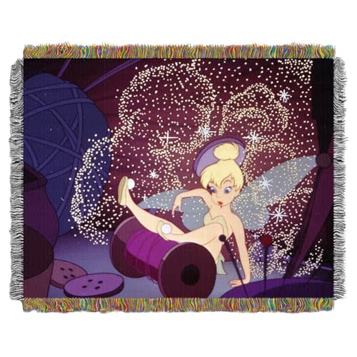 Northwest Disney, Tinkerbell, Clumsy Nonmet 48-Inch-by-60-Inch Acrylic Tapestry Throw by The Northwest Company