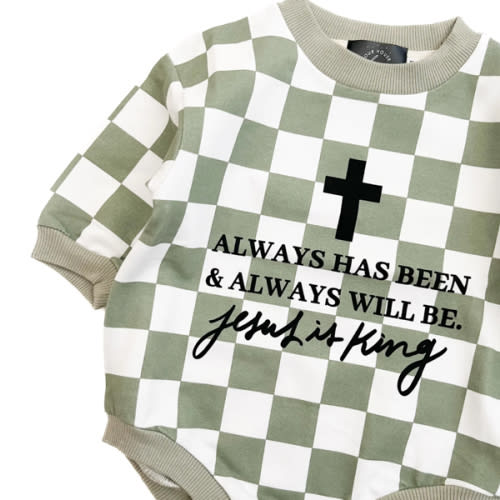 Always Will Be King Bubble Jumpsuit – OUR HOUSE ABOVE