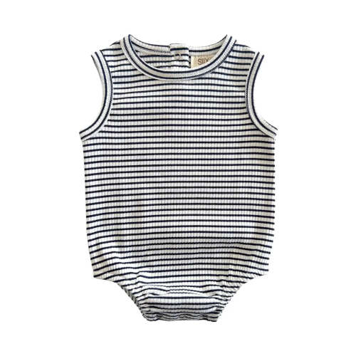 Black Stripe / Organic Ribbed Dune Bubble