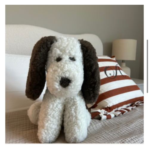 Marlow: Shearling Sheepskin Dog Stuffed with Wool– East Perry