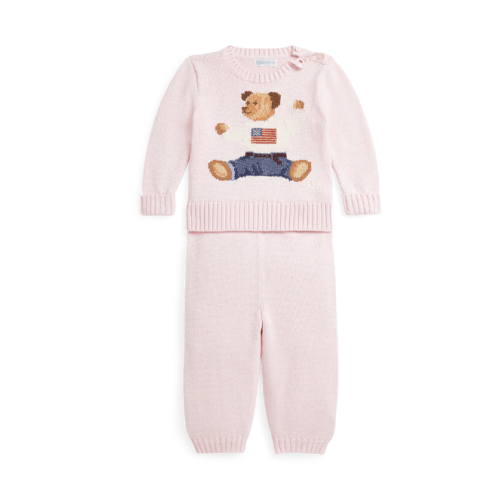 Polo Bear Sweater and Flag Set | Over The Moon