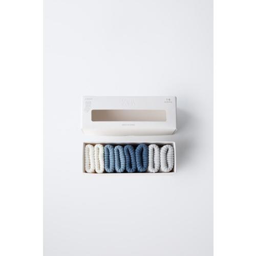 FOUR-PACK OF COLOR SOCKS - Blue marl | ZARA United States