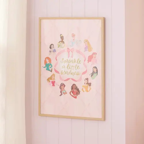 Disney Princess Sprinkle A Little Kindness Wall Art | Adairs