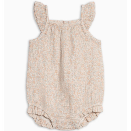 Sandra Muslin Tank Bubble Romper (0-3M)