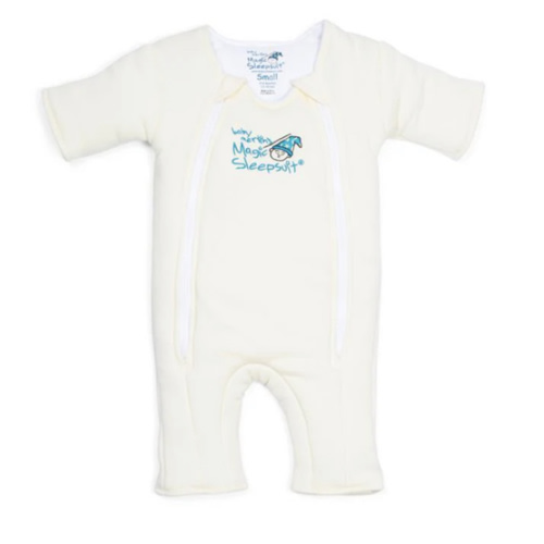 Cream Baby Merlin’s Magic Sleepsuit | Soft 100% Cotton Infant Sleepsuit