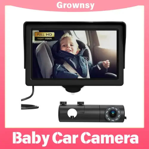 Car Mirror, Grownsy Baby Car Monitor 4.3'' HD Display with Night | Black Friday Sale TikTok Shop