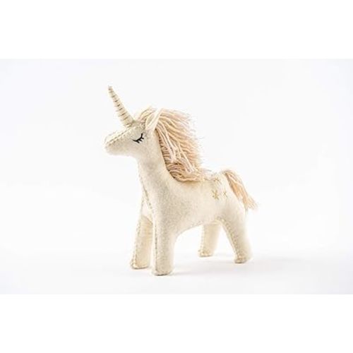 Mud Pie Unicorn Bookend, 8" x 8" x 4 1/2", Multicolor