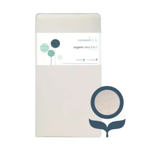 Naturepedic Breathable Ultra Organic 2-Stage Crib Mattress — Innerspring MC47C