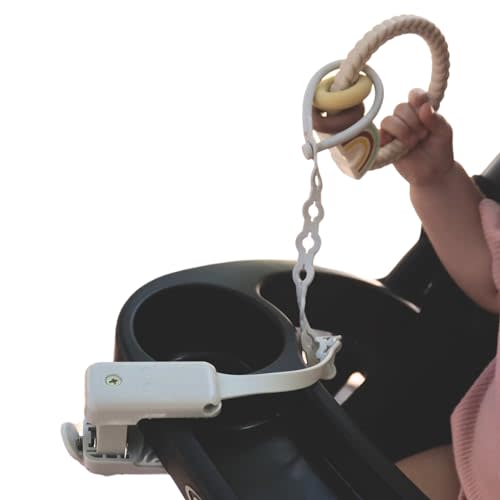 Monarch Kid Co Toy Strap for Baby, Toddler Clip & Toy Safety Strap - Strong Hold, Premium Quality, Adjustable, Securely Attaches to High Chairs, Strollers, Cribs, Car Seats, Toy Bottle Harness