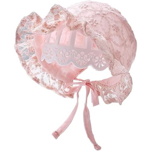 Baby Girl Boy Lace Cotton Bonnet Newborn Infant Soft Warm Cap Toddlers Breathable Eyelet Beanie Sun Protection Hat