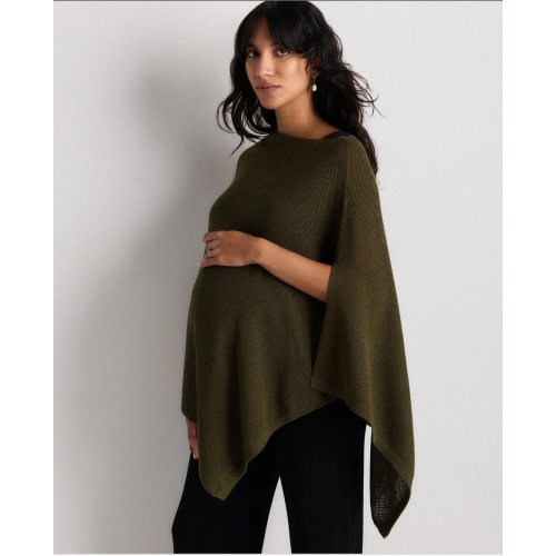 Lightweight Cotton Cashmere Nursing Shawl in Heather Oatmeal