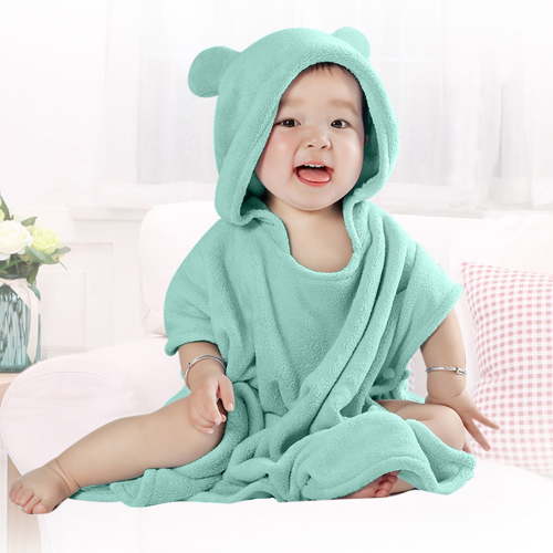 Kdkad Baby Hooded Bath Towel Blanket, Extra Large Kids Toddler Soft Thick Absorbent Bathrobe, Children's Bath Towel, Swimming Shower Poncho Towel for Boys and Girls